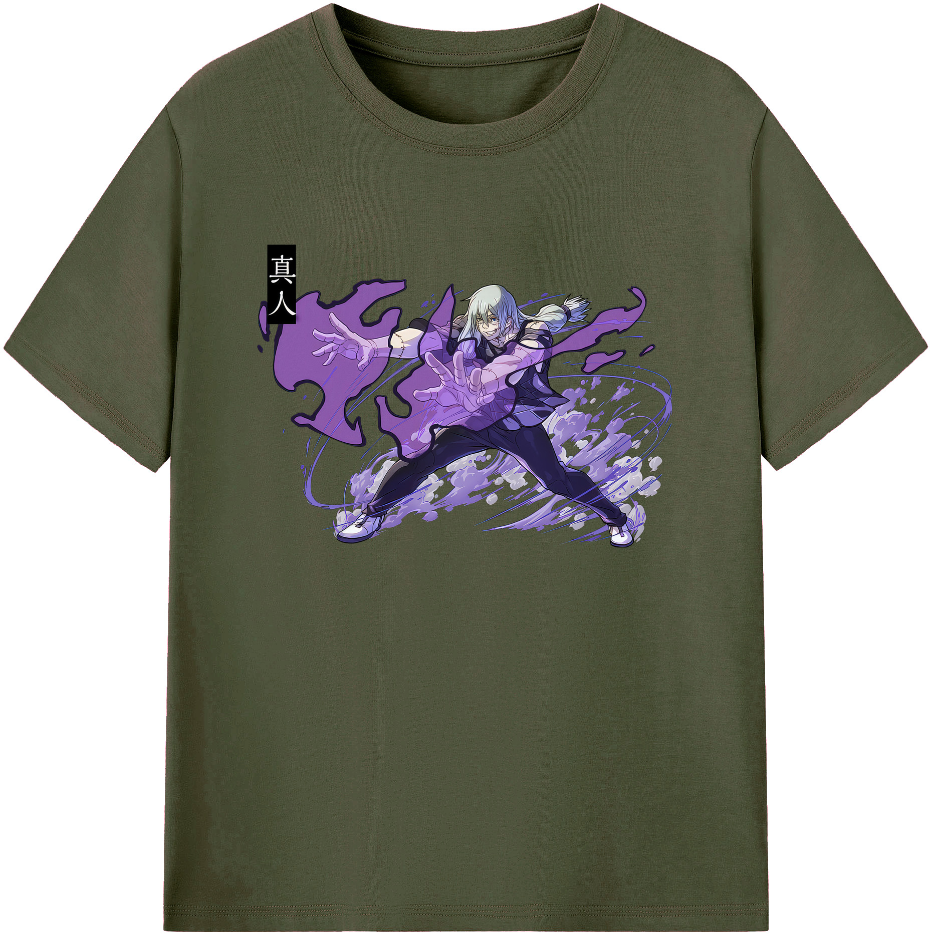 （画像用） 呪術廻戦 Jujutsu Kaisen 綿100％ メンズ半袖Tシャツ｜肌触りやわらか＆通気性
